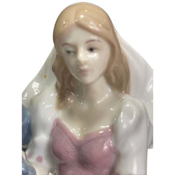 Vintage MALLORCA "I Do I Do" Wedding Couple. Bride Groom Ceramic Figurine 9 in H - Picture 11 of 13